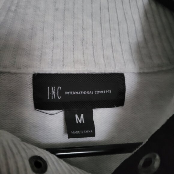 INC International Concepts Men's 1/4 Button Up Sweater - Picture 2 of 5